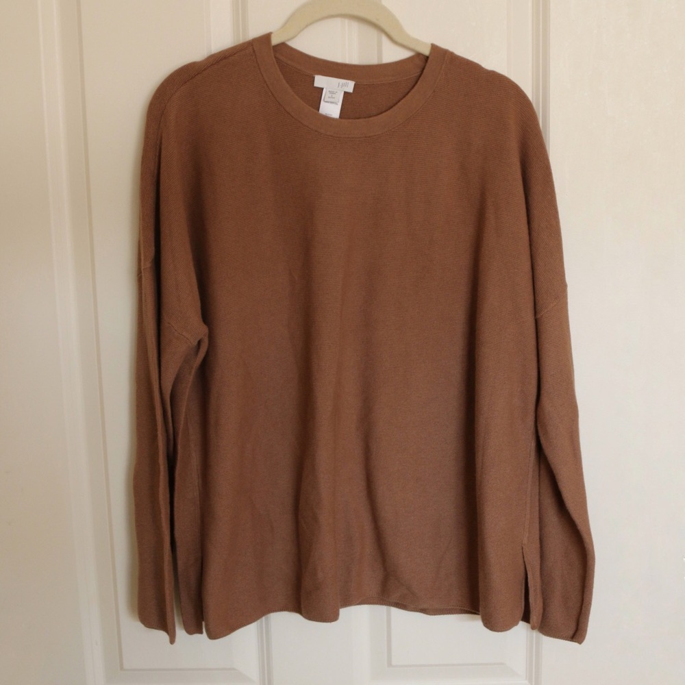 NEW J. Jill Camel Sweater LP